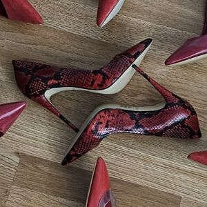 Aldo Red Cassedy High Heel Pumps